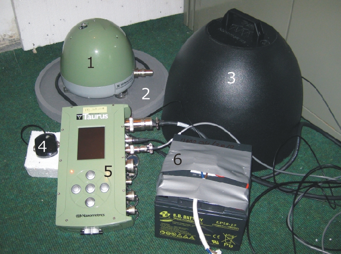 Ireland Array seismic equipment