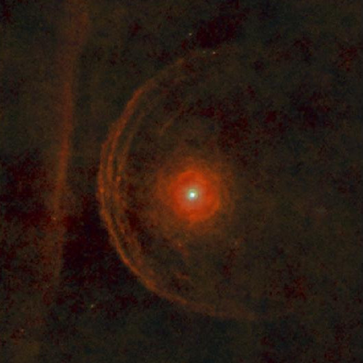 Betelgeuse: Image Credit: ESA/Herschel/PACS/L. Decin et al